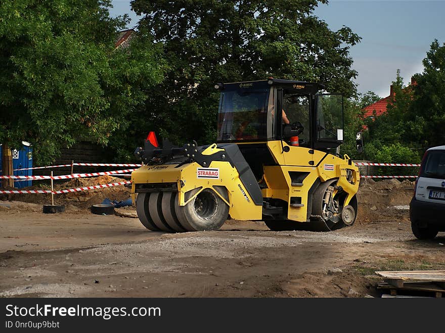 Vehicle, Asphalt, Mode Of Transport, Construction Equipment