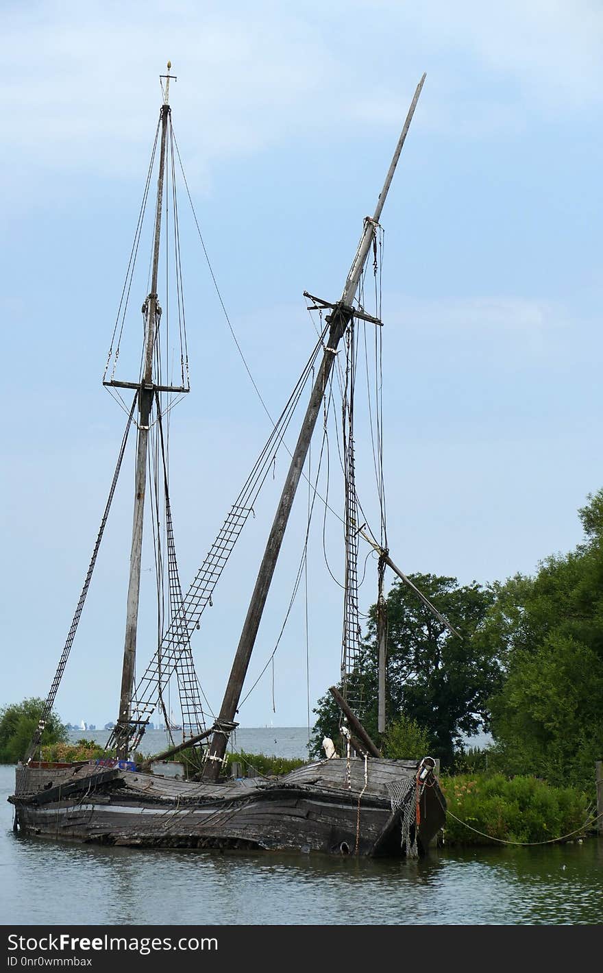 Sailing Ship, Waterway, Caravel, Tall Ship