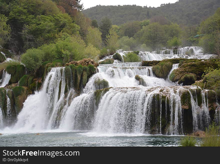 Waterfall, Nature, Water, Body Of Water