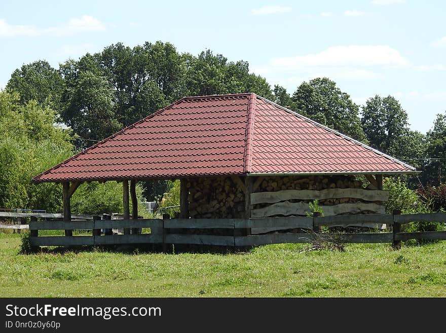 House, Roof, Hut, Tree