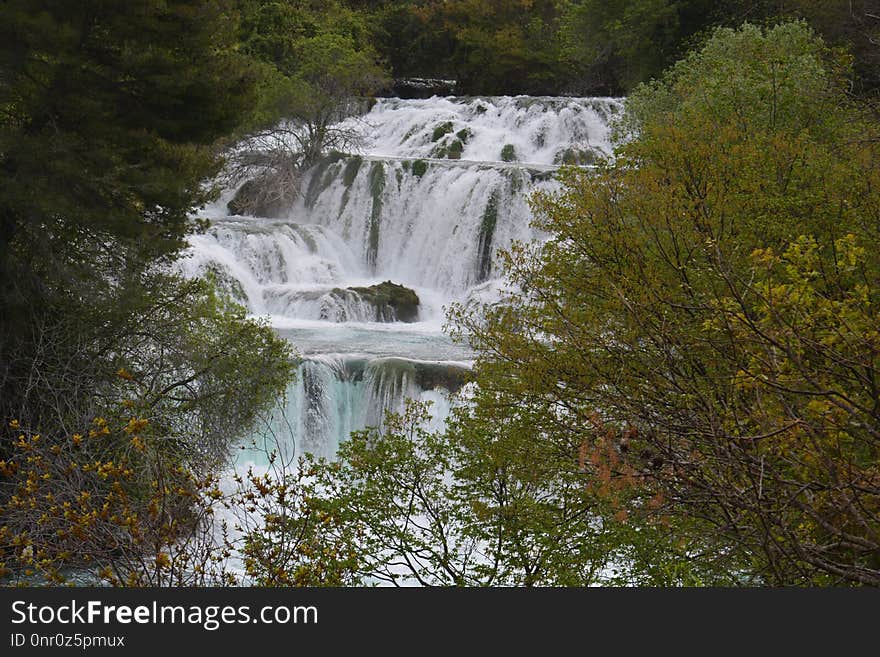 Waterfall, Water, Nature, Body Of Water