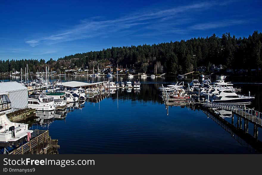 Marina, Water, Harbor, Dock