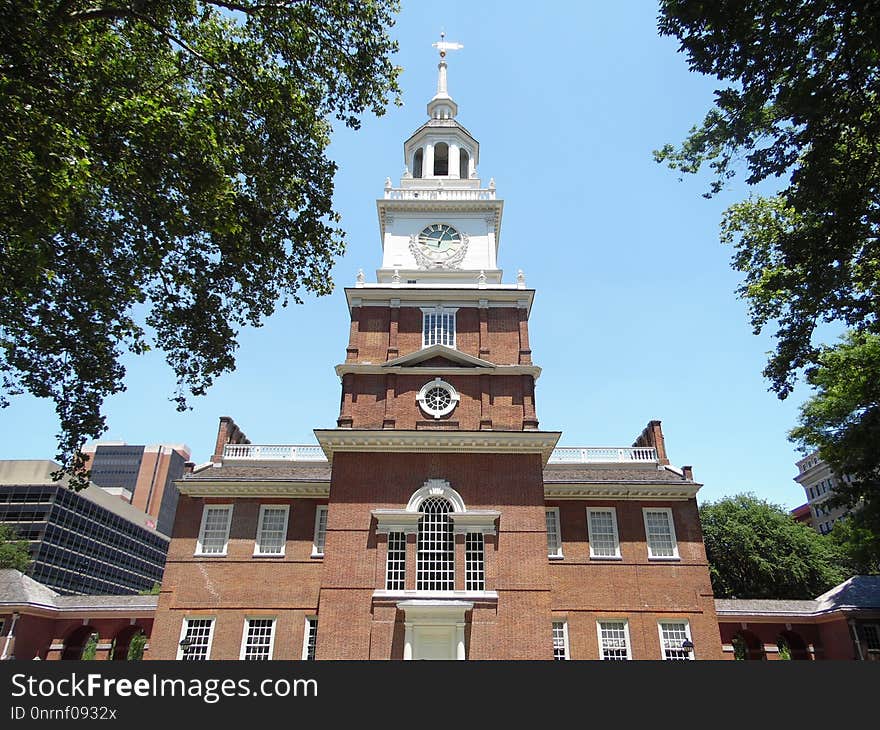 Landmark, Building, Steeple, Tree