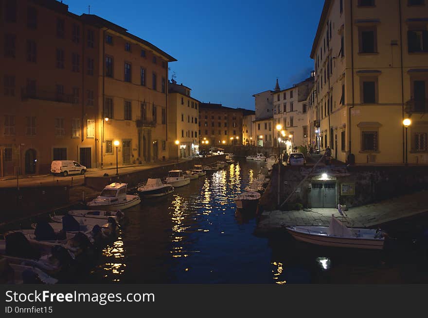 Waterway, Reflection, Body Of Water, Canal