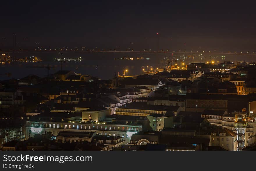 City, Cityscape, Night, Urban Area