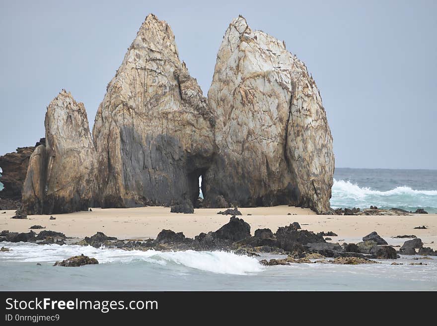 Rock, Coast, Coastal And Oceanic Landforms, Sea