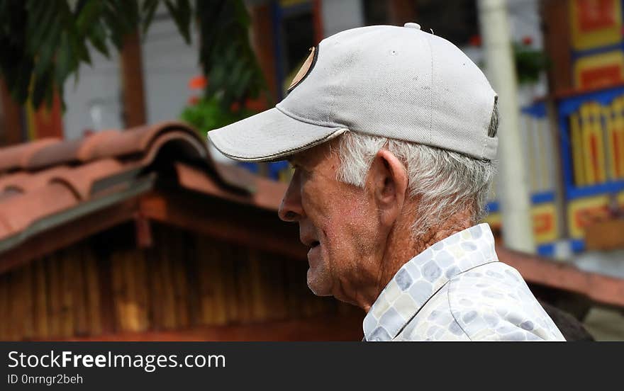 Senior Citizen, Headgear, Hat, Elder