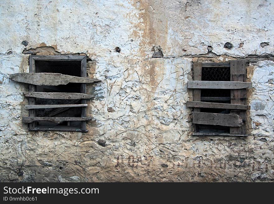 Wall, Window, Stone Wall, Ruins