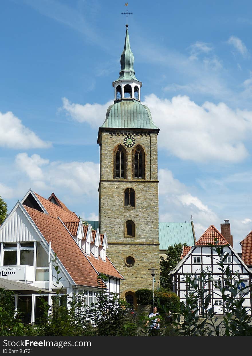 Sky, Landmark, Steeple, Tower