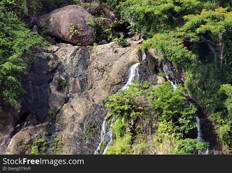 Vegetation, Nature Reserve, Waterfall, Water