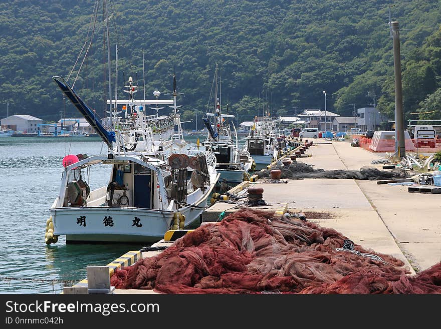 Water Transportation, Fishing Vessel, Port, Sea