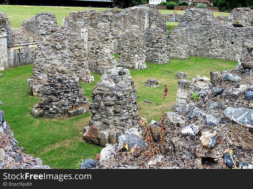 Ruins, Archaeological Site, Ancient History, Wall