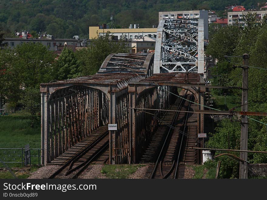 Track, Transport, Bridge, Rail Transport