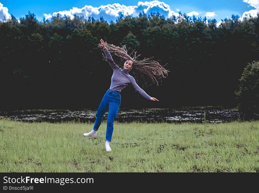 Nature, Grass, Sky, Plant