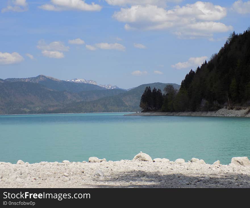 Lake, Sky, Water, Reservoir