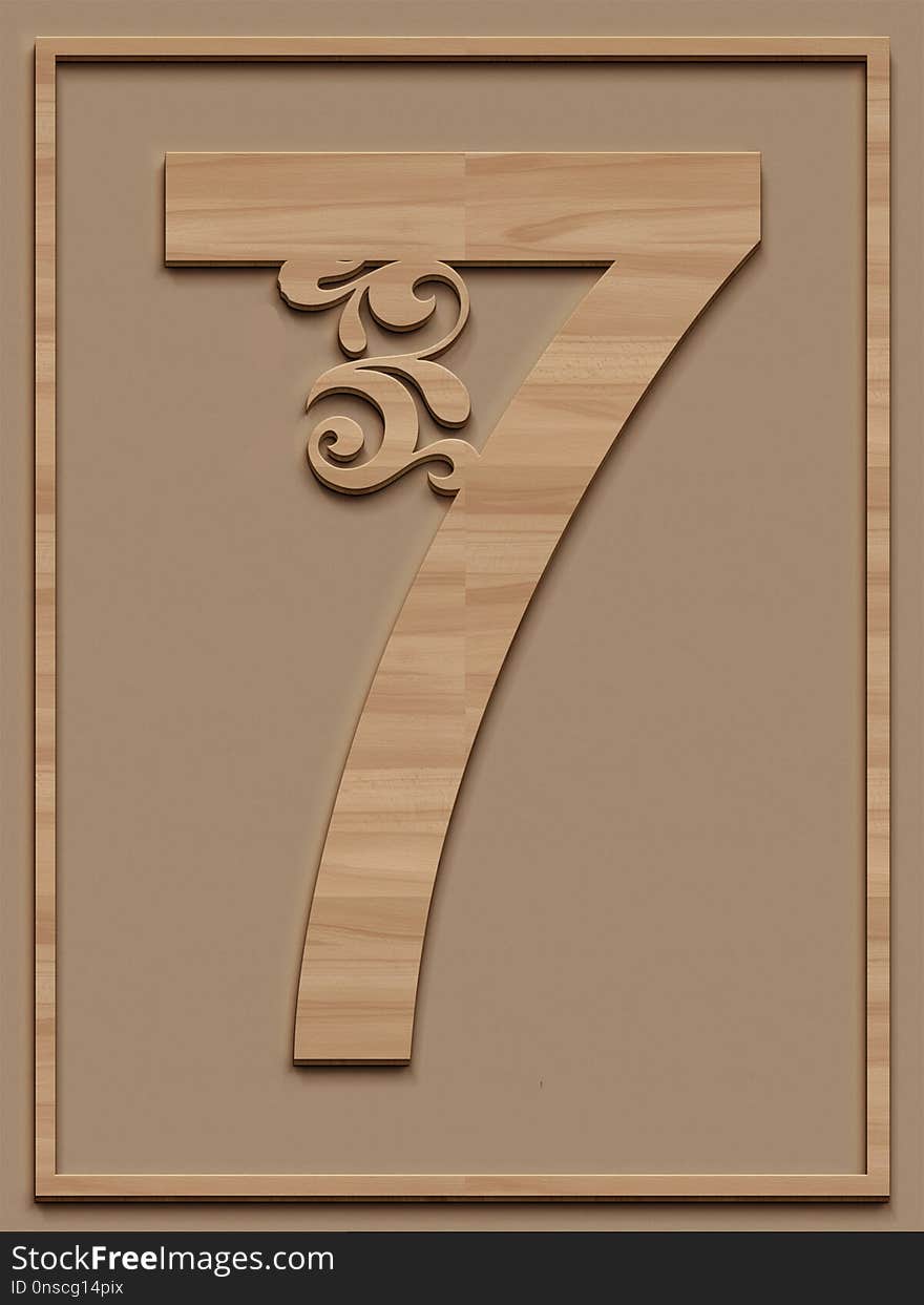 Font, Wood, Number, Rectangle