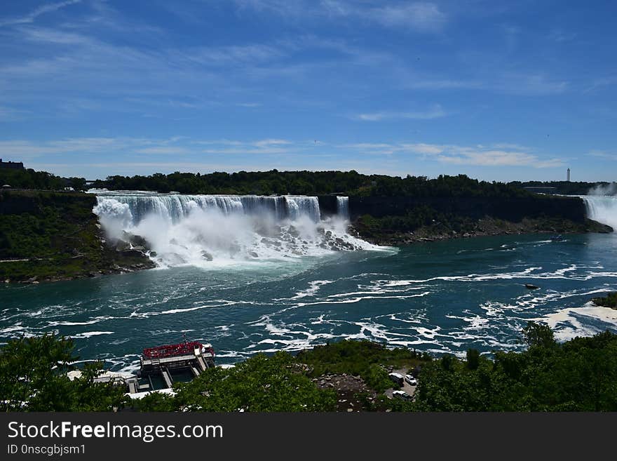 Waterfall, Nature, Water, Body Of Water