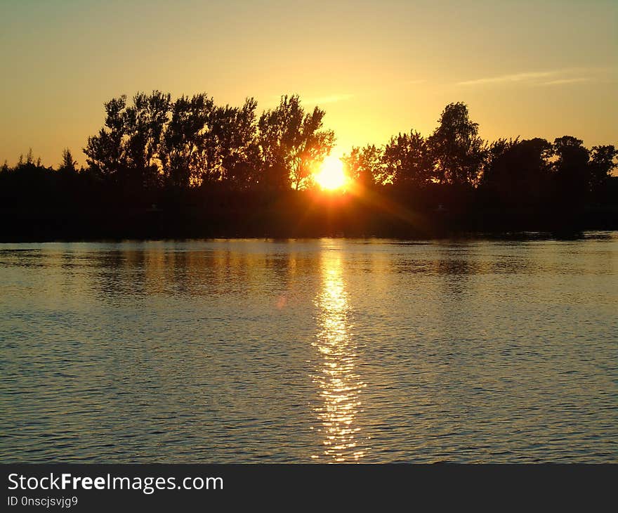 Reflection, Water, Body Of Water, Sky