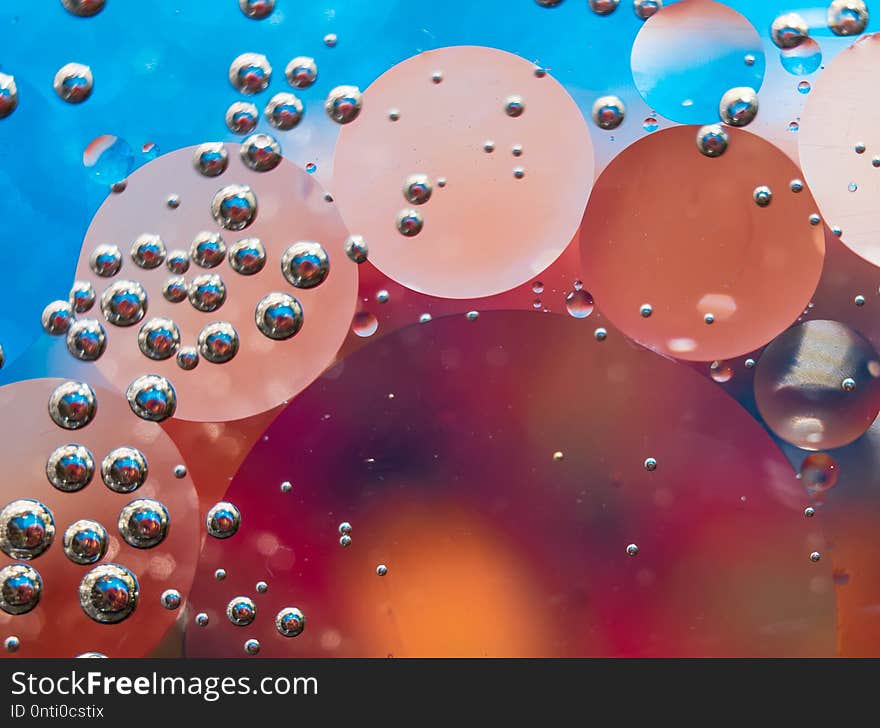 Multicolor Circle Bokeh Background Abstract