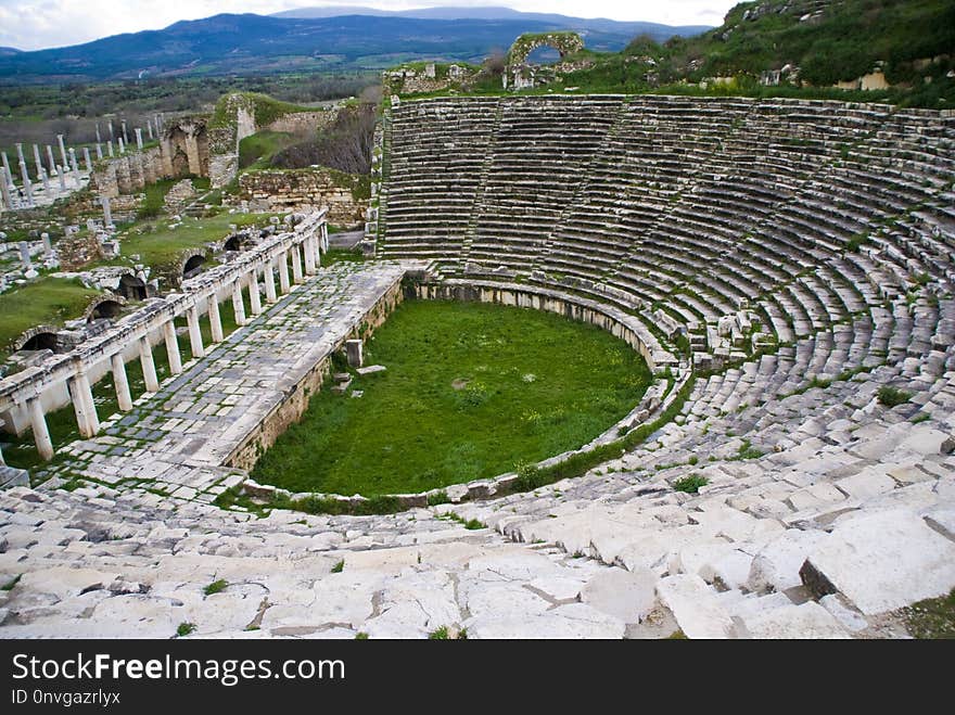 Amphitheatre, Historic Site, Archaeological Site, Ancient History