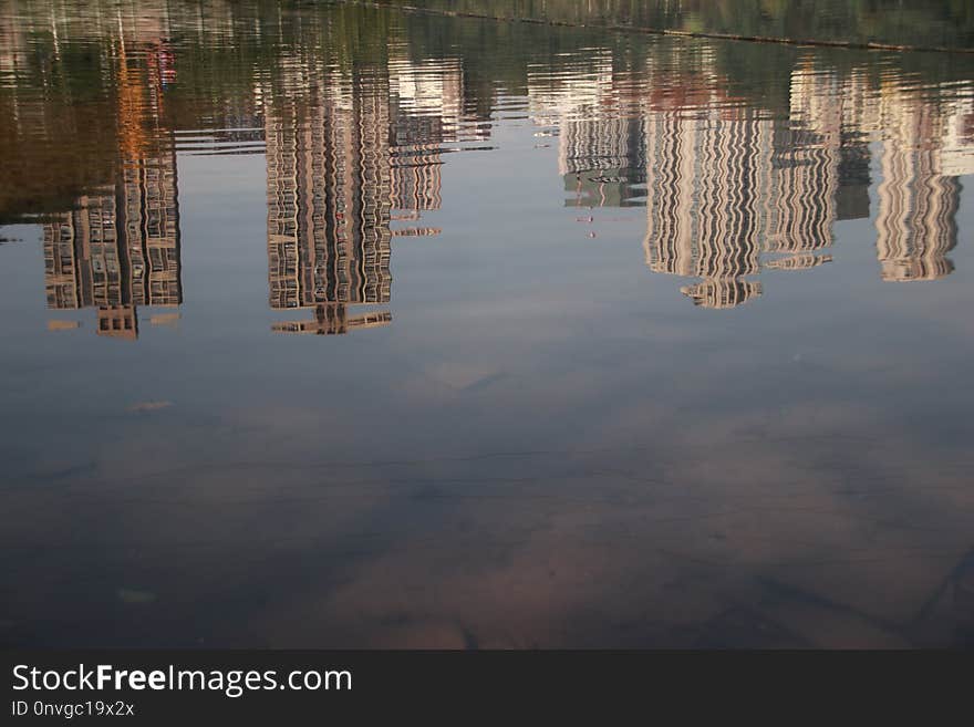 Reflection, Water, Sky, Calm