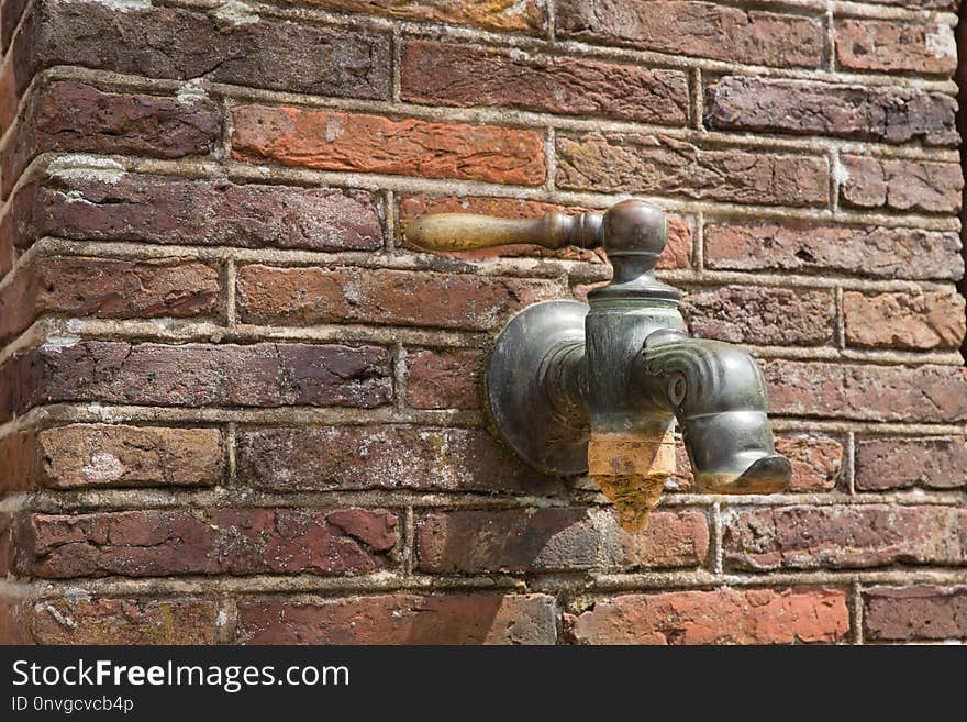 Brickwork, Wall, Brick, Stone Carving