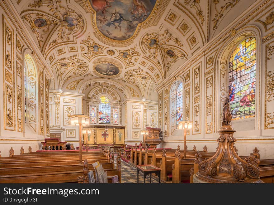 Chapel, Place Of Worship, Column, Cathedral