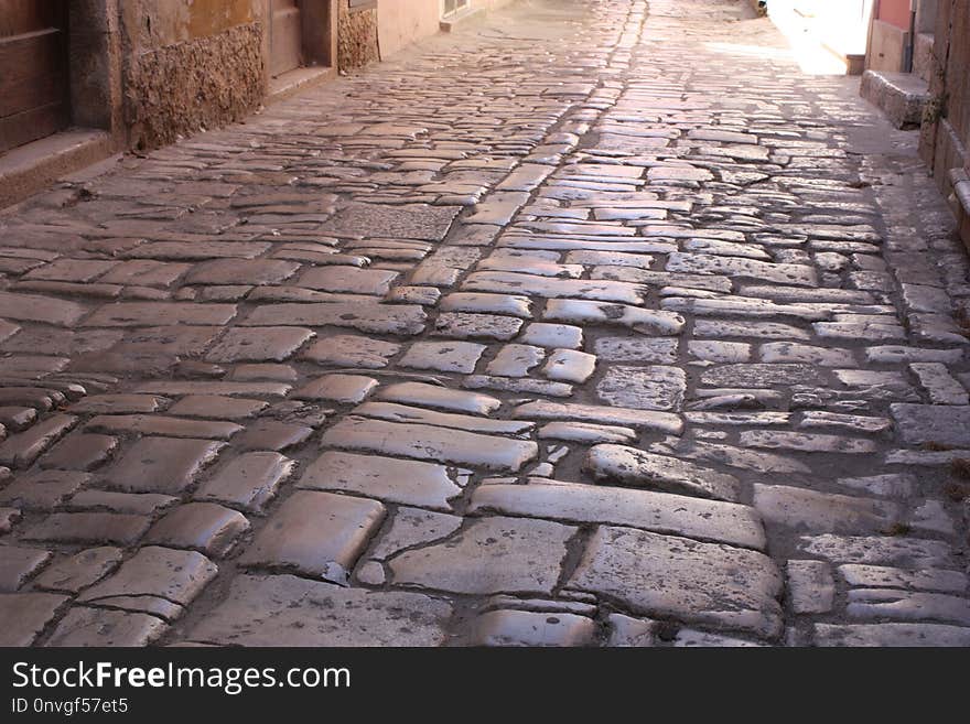 Cobblestone, Road Surface, Flooring, Walkway