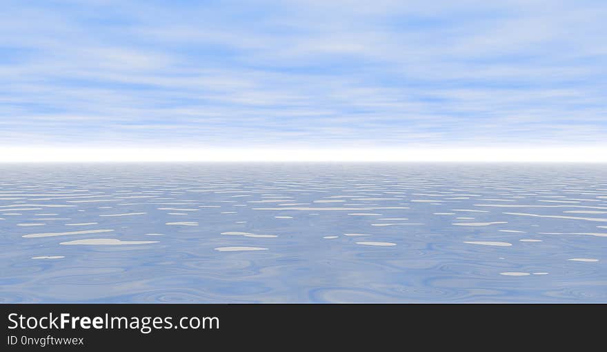 Sky, Horizon, Arctic Ocean, Daytime