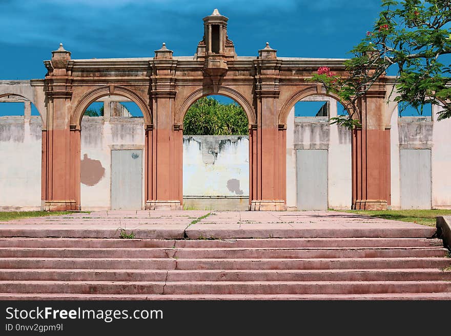 Landmark, Historic Site, Structure, Wall