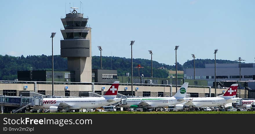 Control Tower, Airport, Tower, Aviation