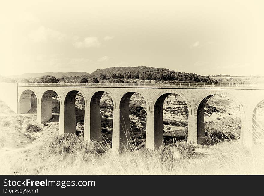 Black And White, Arch, Monochrome Photography, History