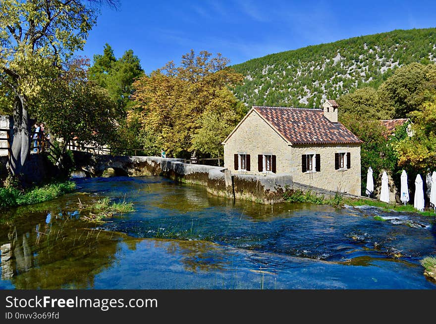 Waterway, Water, Reflection, Nature