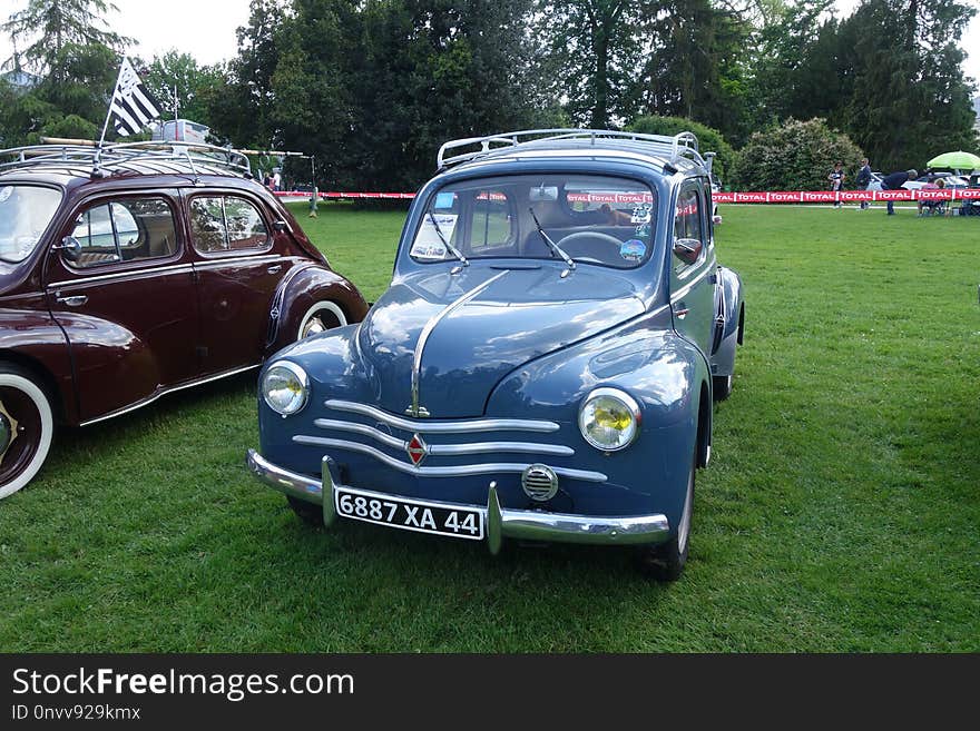 Car, Motor Vehicle, Vehicle, Renault 4cv