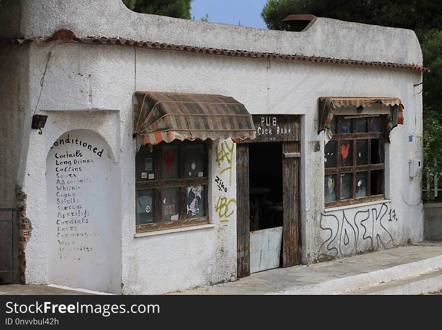 Facade, Window, Building, House