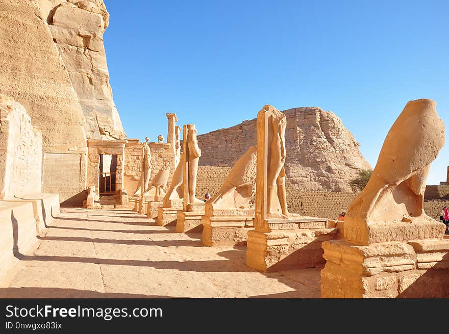 Historic Site, Ancient History, Archaeological Site, Egyptian Temple