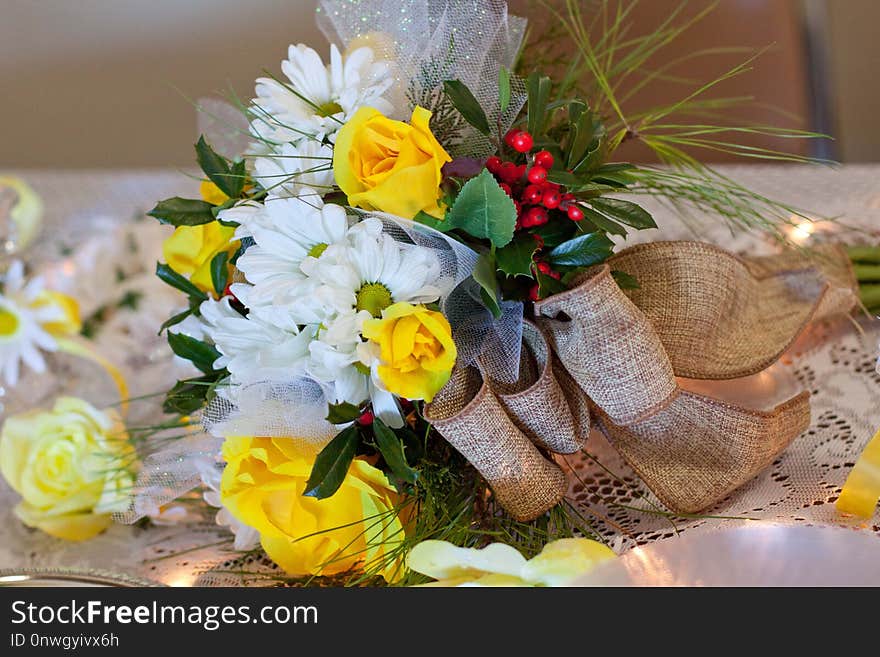 Flower, Yellow, Flower Arranging, Flower Bouquet