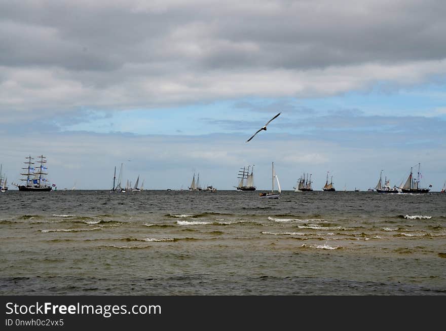 Waterway, Sky, Sea, Water