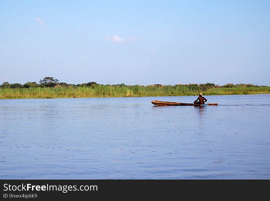 Waterway, Water, River, Sky