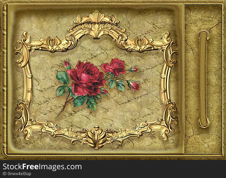 Picture Frame, Flower, Art, Still Life