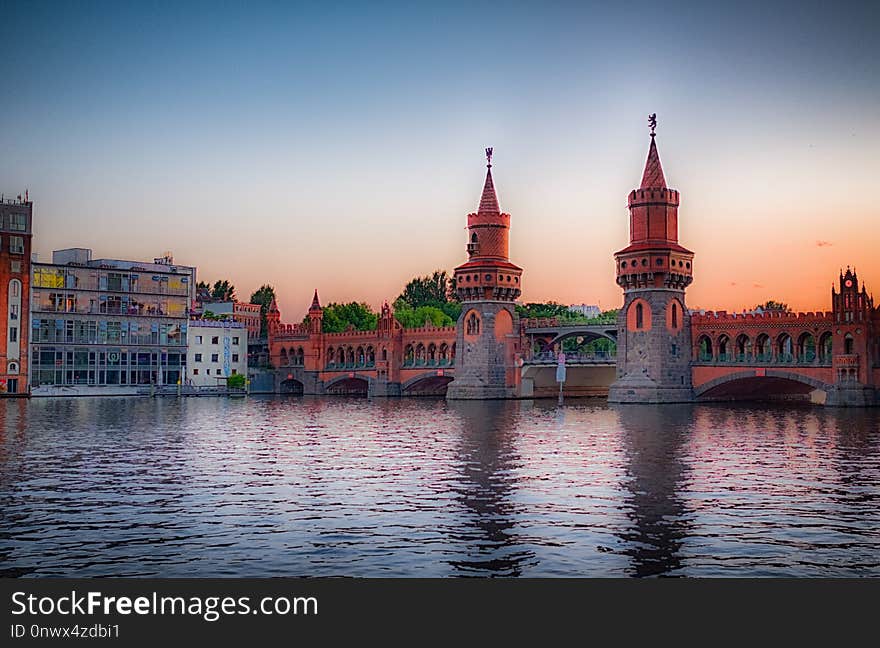 Waterway, Sky, Landmark, Reflection