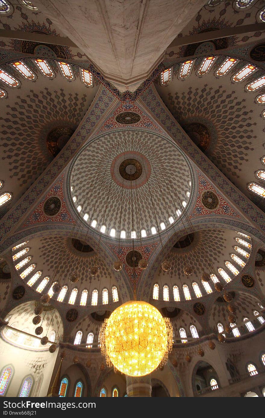 Dome, Ceiling, Architecture, Symmetry