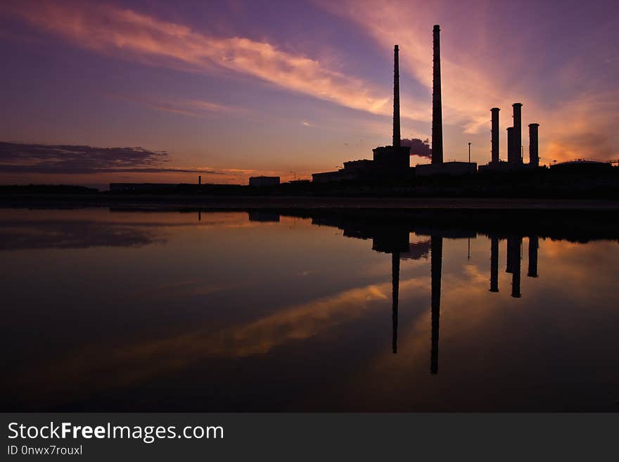 Reflection, Sky, Sunrise, Dawn