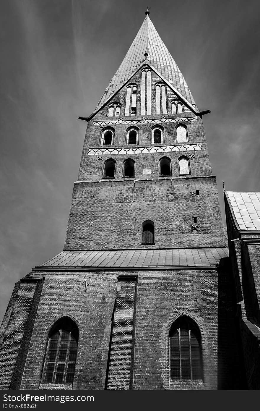 Sky, Black And White, Landmark, Building