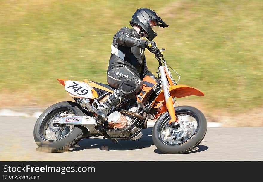 Racing, Motorcycling, Motorcycle, Supermoto