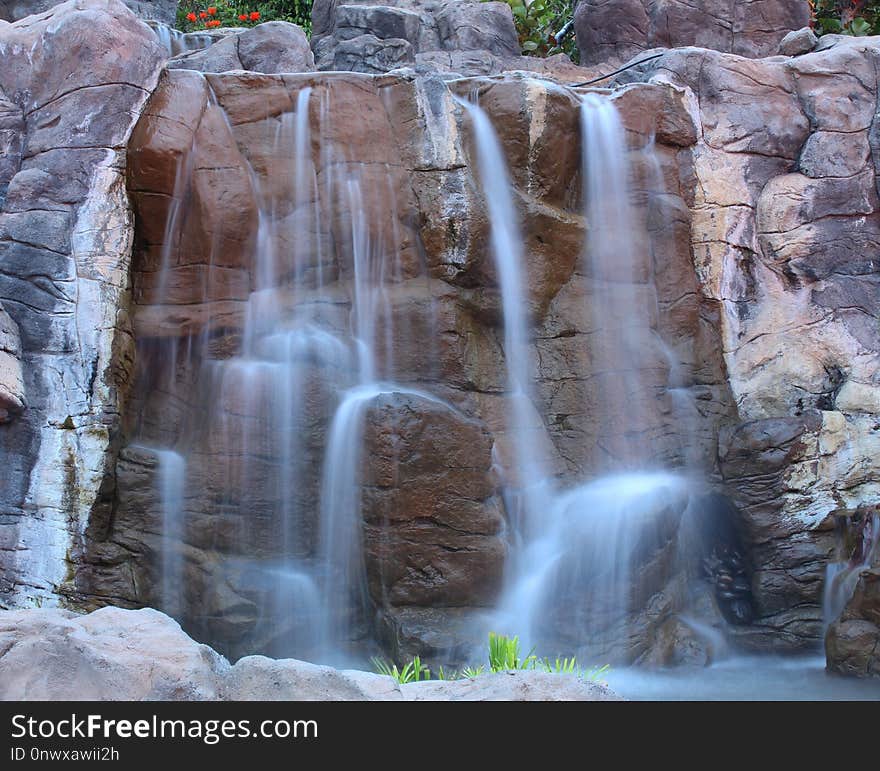 Waterfall, Water, Nature, Body Of Water