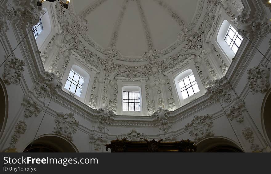 Ceiling, Dome, Building, Architecture