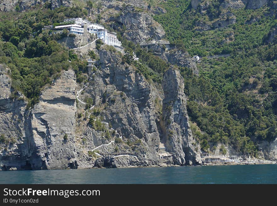 Coast, Promontory, Cliff, Fjord