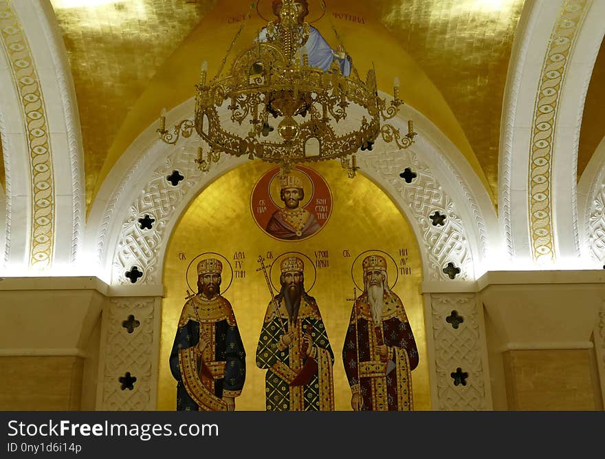 Ceiling, Chapel, Place Of Worship, Religious Institute