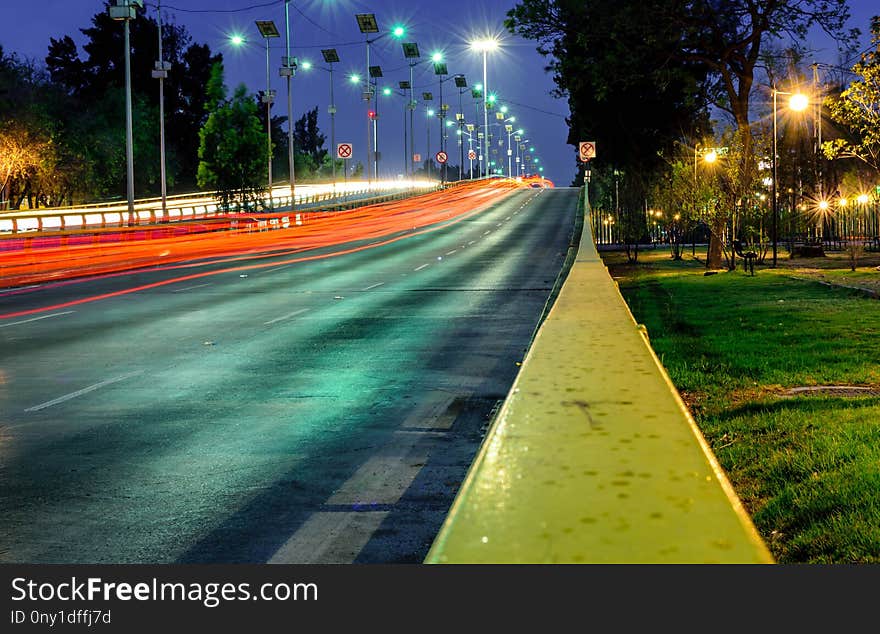 Road, Lane, Street Light, Infrastructure